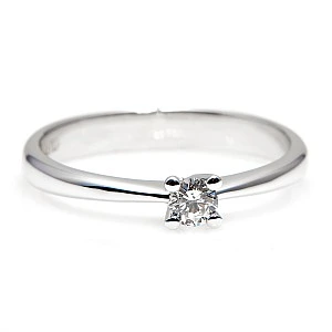 Inel de logodna din Aur 18k sau Platina cu Diamant 0.15ct - 0.25ct - model i026