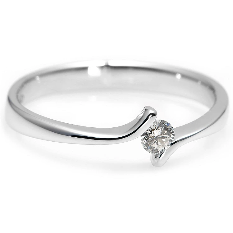 Inel de logodna din Aur 18k sau Platina cu Diamant 0.15ct - 0.25ct - model i060