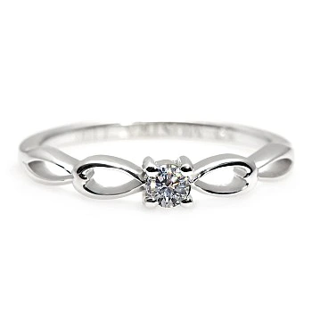 Inel de logodna sau aniversar din Aur 18k sau Platina cu Diamant 0.15ct - 0.25ct - model i100