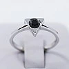Inel de logodna din Aur cu Diamant Negru 0.20ct - 0.33ct - model i1128