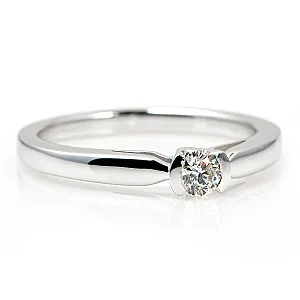 Inel de logodna din Aur 18k sau Platina cu Diamant 0.15ct - 0.25ct - model i114