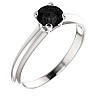 Inel de logodna din Aur 18k sau Platina cu Diamant Negru 0.33ct - 0.85ct - model i122005