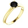 Inel de logodna din Aur 18k sau Platina cu Diamant Negru 0.33ct - 0.85ct - model i122005