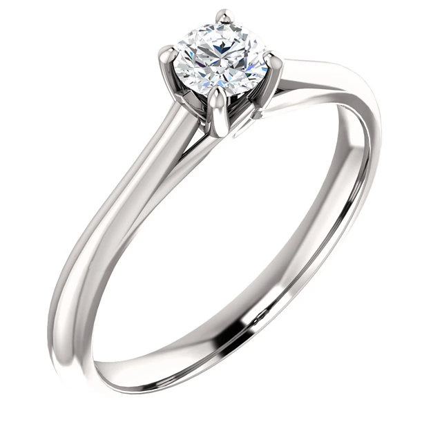 Inel de logodna din Aur 18K cu Diamant Briliant Certificat GIA - model i122047