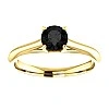 Inel de logodna din Aur 18k sau Platina cu Diamant Negru 0.33ct - 0.85ct - model i122047