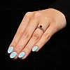Inel de logodna sfoara din Aur 18k sau Platina cu Diamant Negru 0.33ct - 0.85ct - model i1220471