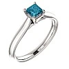 Inel de logodna din Aur 18k sau Platina cu Diamant Albastru 0.30ct - 0.50ct - model i122089