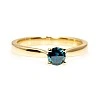 Inel de logodna din Aur 18k sau Platina cu Diamant Albastru 0.30ct - 0.50ct - model i122089