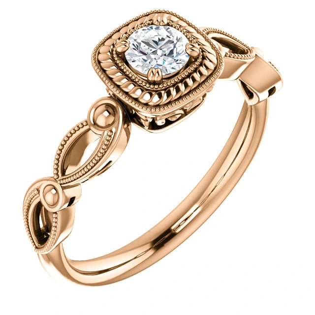 Inel de logodna din Aur 18k sau Platina cu Diamant Incolor Certificat GIA 0.30ct sau 0.40ct - model i122341