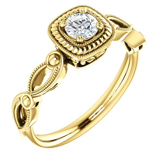 Inel de logodna din Aur 18k sau Platina cu Diamant Incolor Certificat GIA 0.30ct sau 0.40ct - model i122341