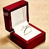 Inel de logodna din Aur 18k sau Platina cu Diamant Cushion Certificat GIA 0.30ct sau 0.40ct - model i122969