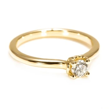 Inel de logodna din Aur 18k sau Platina cu Diamant Incolor Certificat GIA 0.30ct sau 0.40ct - model i123060