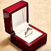Inel de logodna Solitaire din Aur Roz 18k cu Diamant Negru - model i124343