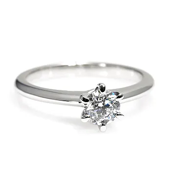 Inel de logodna din Aur Alb 18k cu Diamant Briliant Certificat GIA - model i1450