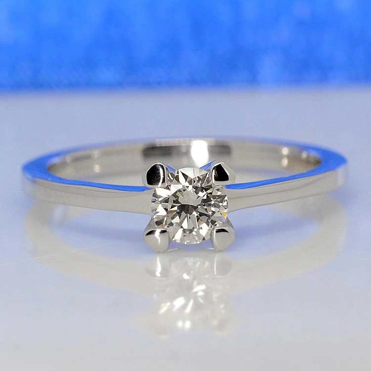 Inel de logodna din Aur 18k sau Platina cu Diamant 0.15ct - 0.25ct - model i513