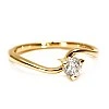 Inel de logodna din Aur 18k sau Platina cu Diamant 0.15ct - 0.25ct - model i571
