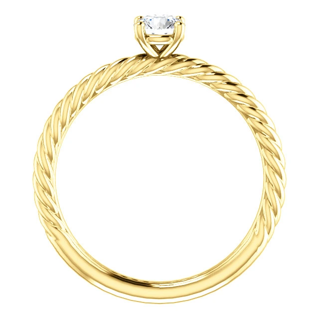 Inel de logodna din Aur 18k sau Platina cu Diamant Incolor Certificat GIA 0.30ct sau 0.40ct - model i71626