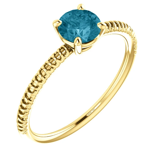 Inel de logodna din Aur cu Diamant Albastru 0.10ct - 0.25ct - model i71648
