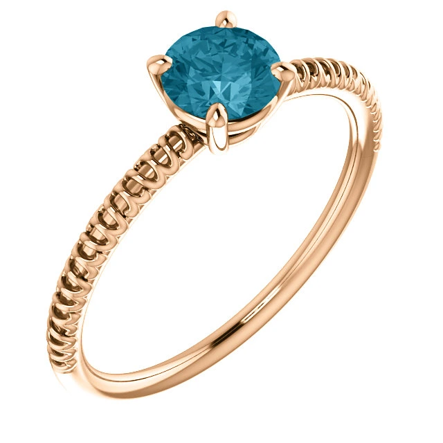 Inel de logodna din Aur cu Diamant Albastru 0.10ct - 0.25ct - model i71648
