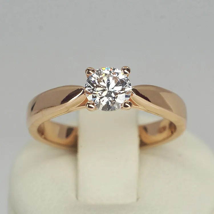 Inel de logodna din Aur 18K cu Diamant Briliant Certificat GIA - model i71700