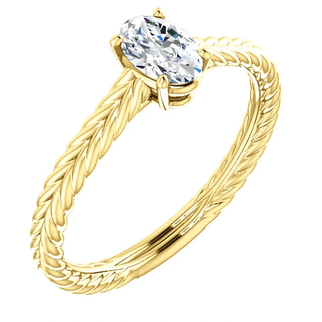 Inel de logodna din Aur 18k sau Platina cu Diamant Incolor Certificat GIA 0.30ct sau 0.40ct - model i71746