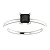 Inel de logodna din Aur 18k sau Platina cu Diamant Negru 0.33ct - 0.85ct - model i71863