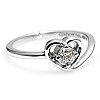 Inel de logodna din Aur model Inima cu Diamant 0.15ct - 0.25ct - model i1677