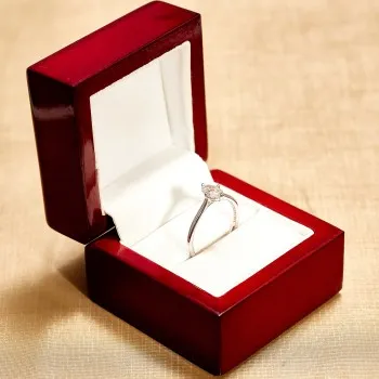 Inel de logodna Solitaire din Aur 18k sau Platina cu Diamant Oval Certificat GIA 0.50ct sau 0.70ct - model i1735.v2