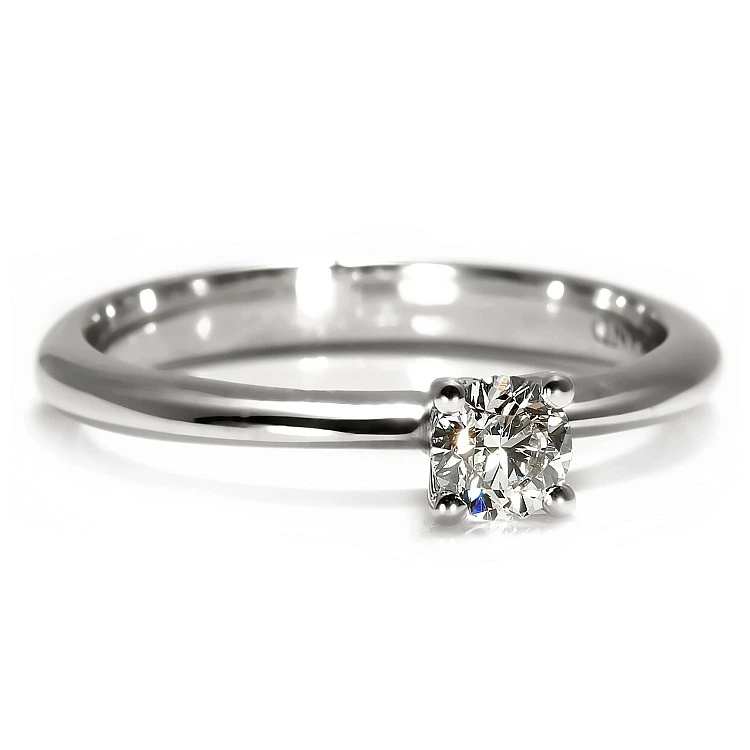 Inel de logodna din Aur cu Diamant Briliant Certificat GIA - model i3074