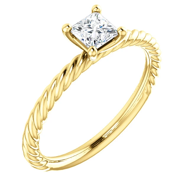 Inel de logodna din Aur 18k sau Platina cu Diamant Incolor Certificat GIA 0.30ct sau 0.40ct - model i71626