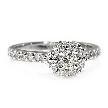 Inel de logodna din Aur 18k cu Diamant Briliant certificat GIA - model i122092