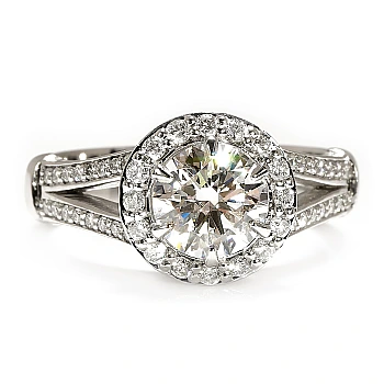 Inel de Logodna Vintage din Platina cu Diamant Lab Grown Certificat IGI - model i122311