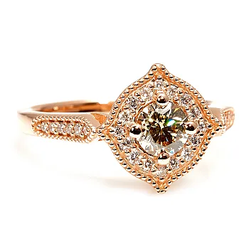 Inel de logodna Vintage din Aur 18k cu Diamant Briliant certificat GIA - model i71887