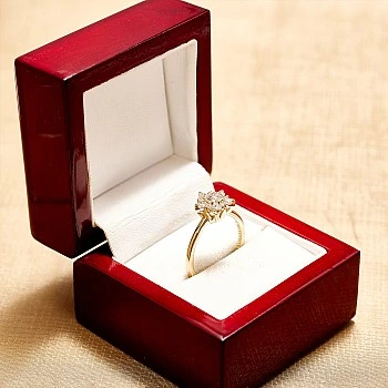 Inel de logodna Anturaj din Aur 18k cu Diamant Briliant certificat GIA - model i740