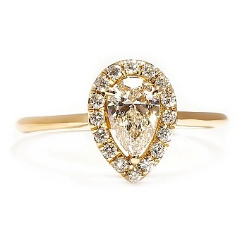 Inel de logodna Anturaj din Aur 18k sau Platina cu Diamant Para Certificat GIA 0.30ct sau 0.40ct - model i2989v2