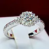 Inel de logodna din Aur 18k sau Platina cu Diamant Central Certificat GIA 0.30ct sau 0.40ct si Diamante secundare - model i3069