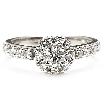 Inel de logodna din Aur 18k cu Diamant Briliant certificat GIA - model i3923