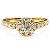 Inel de logodna din Aur 18k cu Diamant Briliant certificat GIA - model i3923