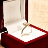 Inel de logodna Anturaj din Aur 18k sau Platina cu Diamant Emerald Certificat GIA 1.00ct - model i4522