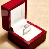 Inel de logodna Anturaj din Aur 18k sau Platina cu Diamant Oval Certificat GIA 1.00ct - model i4696