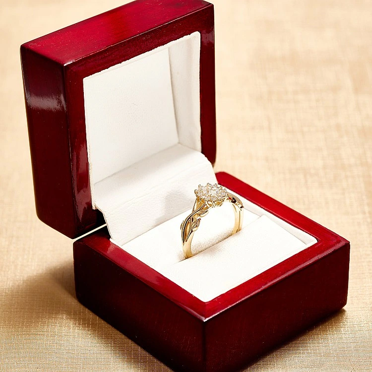 Inel de Logodna inspirat din natura din Aur 18k sau Platina cu Diamant Oval Certificat GIA 1.00ct - model i4708