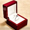 Inel de logodna Anturaj din Aur 18k sau Platina cu Diamant Albastru si Diamante Incolore - model i884
