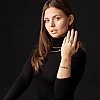 Inel Take My Heart din Aur cu Rubin - model i2749