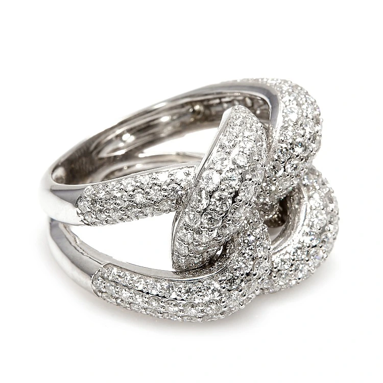 Inel Cadou din Aur sau Platina cu Diamante - model i2922