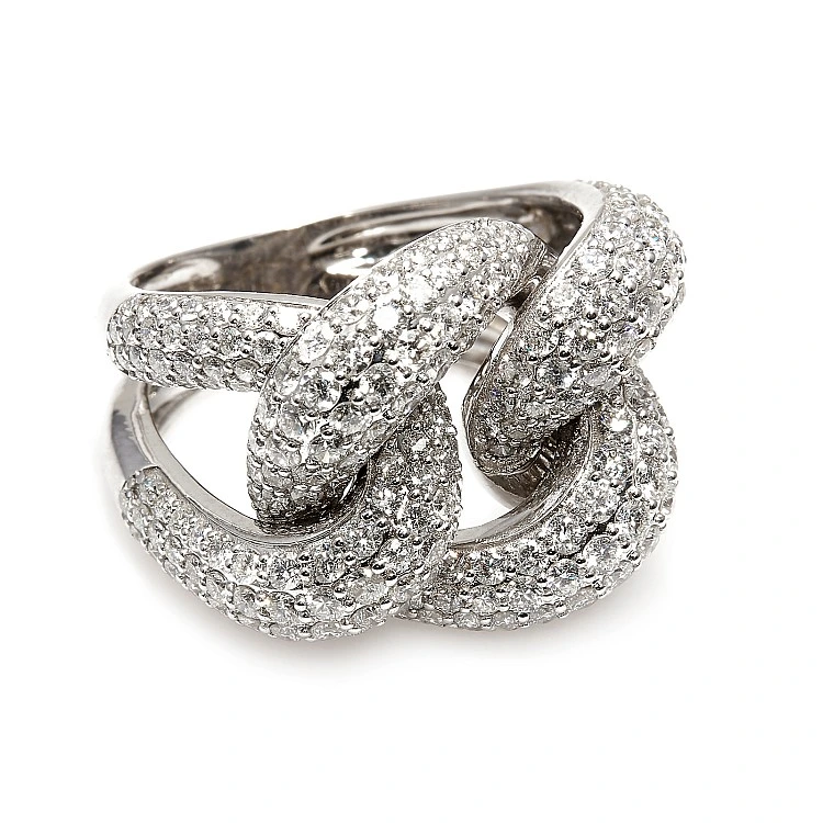 Inel Cadou din Aur sau Platina cu Diamante - model i2922