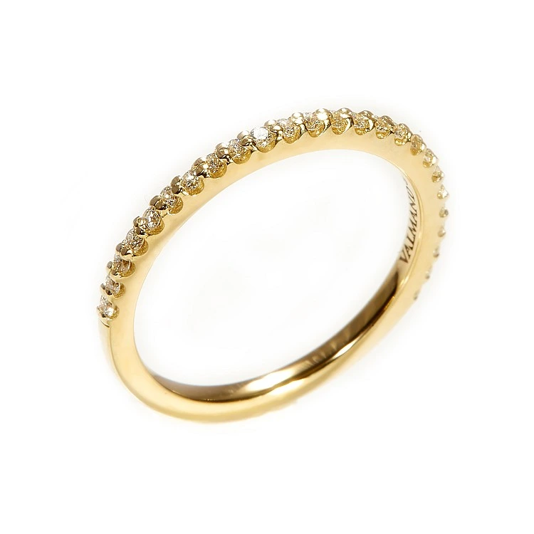 Inel Cadou Semi Eternity din Aur cu Diamante - model i123194