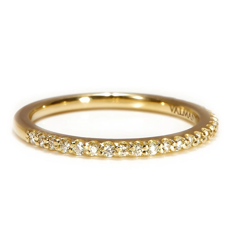 Inel Cadou Semi Eternity din Aur cu Diamante - model i123194