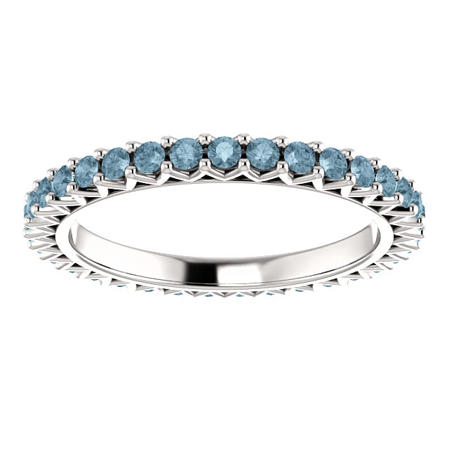 Inel Cadou din Aur sau Platina cu Diamante Albastre - model i123391