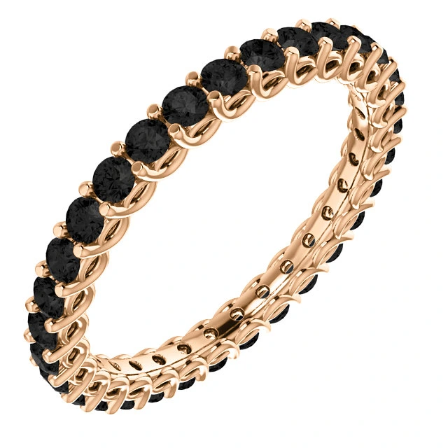 Inel Cadou din Aur cu Diamante Negre - model i123593
