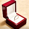 Inel Cadou Eternity din Aur cu Diamante Incolore - model FM52